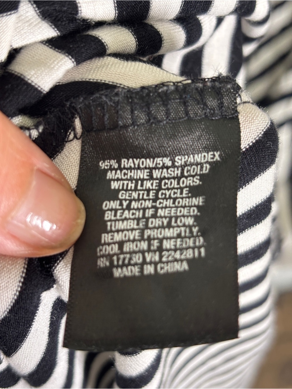 Mossimo Supply Co. Black and White Chevron Maxi Dress - Picture 8 of 9